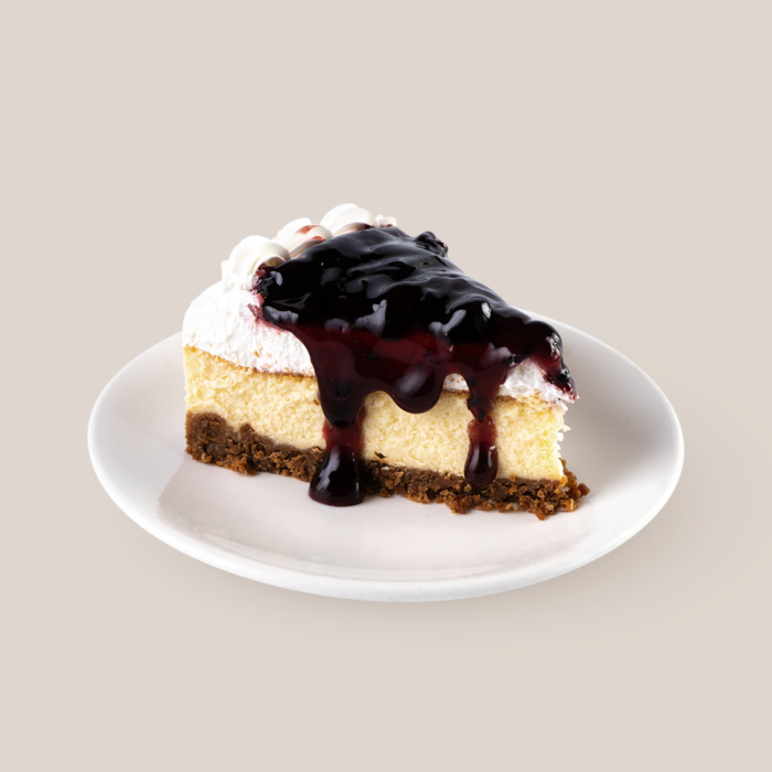 Clyde's Freshly Baked Blueberry Cheesecake